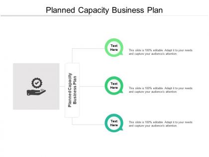 Planned capacity business plan ppt powerpoint presentation infographic template layouts cpb