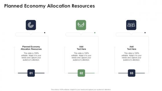 Planned Economy Allocation Resources In Powerpoint And Google Slides Cpb