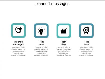 Planned messages ppt powerpoint presentation file backgrounds cpb