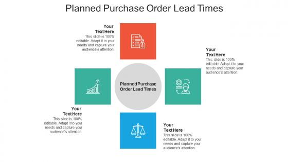 Planned purchase order lead times ppt powerpoint presentation portfolio example topics cpb