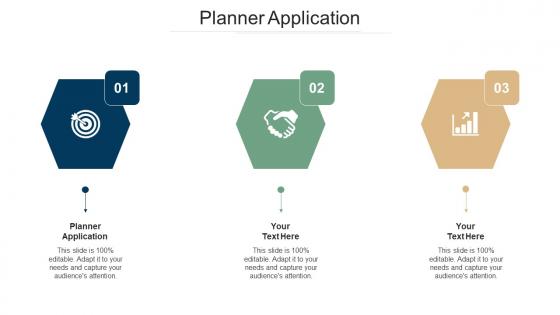 Planner application ppt powerpoint presentation model icons cpb