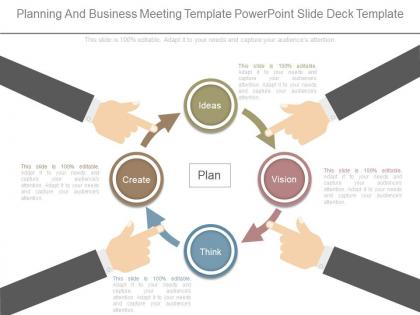 Planning and business meeting template powerpoint slide deck template