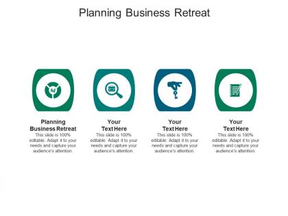 Planning business retreat ppt powerpoint presentation infographic template template cpb