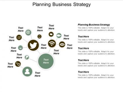 Planning business strategy ppt powerpoint presentation pictures layout cpb