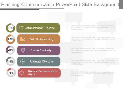 Planning communication powerpoint slide background