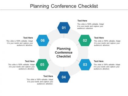 Planning conference checklist ppt powerpoint presentation styles gridlines cpb