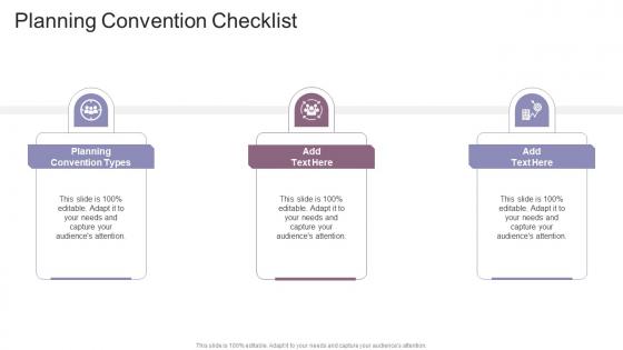 Planning Convention Checklist In Powerpoint And Google Slides Cpb