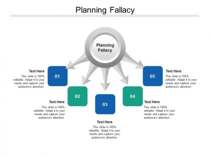 Planning fallacy ppt powerpoint presentation show designs download cpb