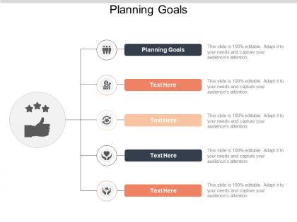 Planning goals ppt powerpoint presentation professional icon cpb