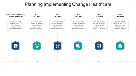 Planning Implementing Change Healthcare In Powerpoint And Google Slides Cpb