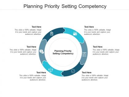 Planning priority setting competency ppt powerpoint presentation icon deck cpb