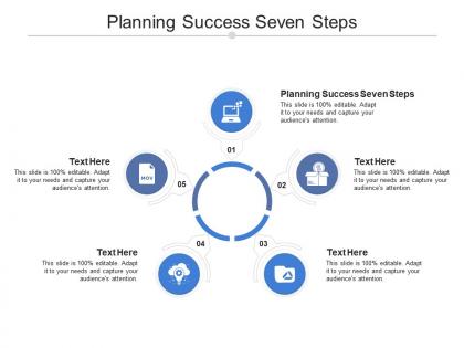 Planning success seven steps ppt powerpoint presentation infographic template slides cpb