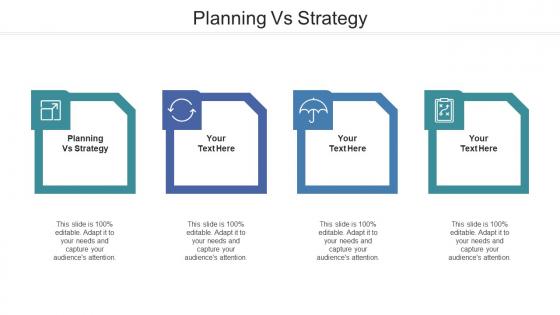 Planning Vs Strategy Ppt Powerpoint Presentation Ideas Graphics Tutorials Cpb