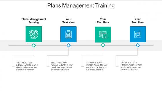 Plans management training ppt powerpoint presentation file graphics cpb