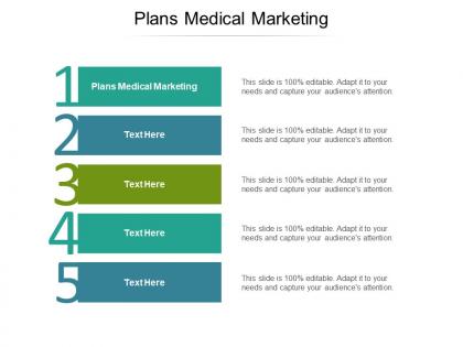 Plans medical marketing ppt powerpoint presentation pictures designs cpb
