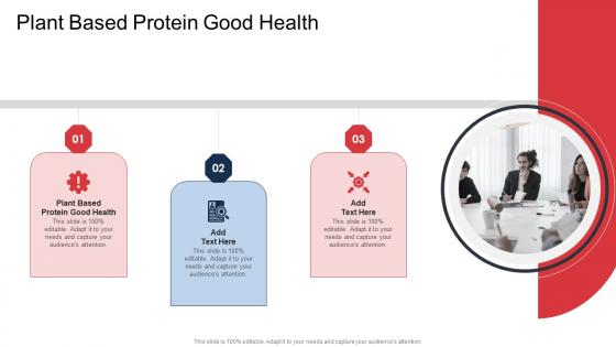 Plant Based Protein Good Health In Powerpoint And Google Slides Cpb