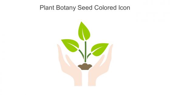 Plant Botany Seed Colored Icon In Powerpoint Pptx Png And Editable Eps Format