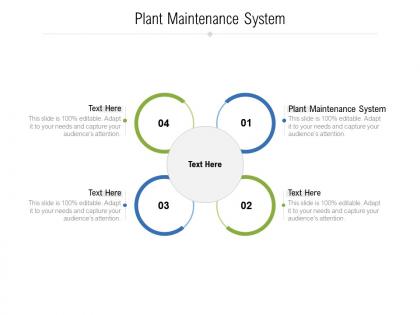Plant maintenance system ppt powerpoint presentation icon infographic template cpb