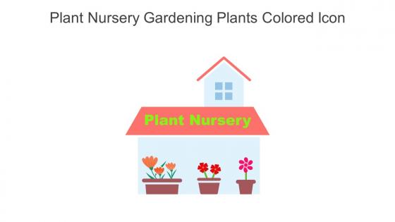 Plant Nursery Gardening Plants Colored Icon In Powerpoint Pptx Png And Editable Eps Format