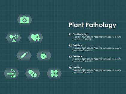 Plant pathology ppt powerpoint presentation slides graphics