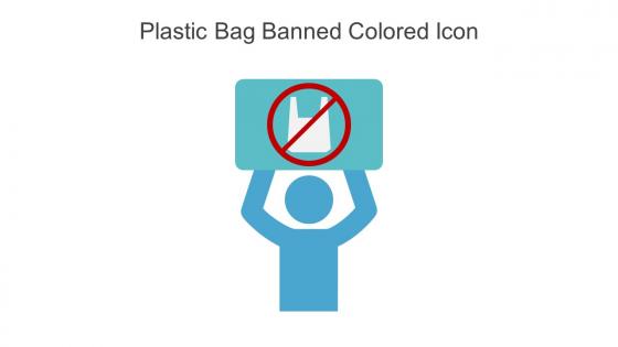 Plastic Bag Banned Colored Icon In Powerpoint Pptx Png And Editable Eps Format