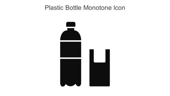 Plastic Bottle Monotone Icon In Powerpoint Pptx Png And Editable Eps Format