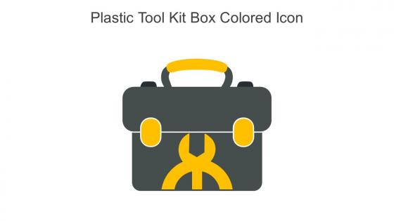 Plastic Tool Kit Box Colored Icon In Powerpoint Pptx Png And Editable Eps Format