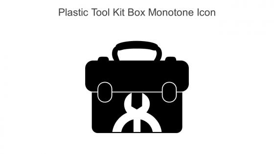 Plastic Tool Kit Box Monotone Icon In Powerpoint Pptx Png And Editable Eps Format