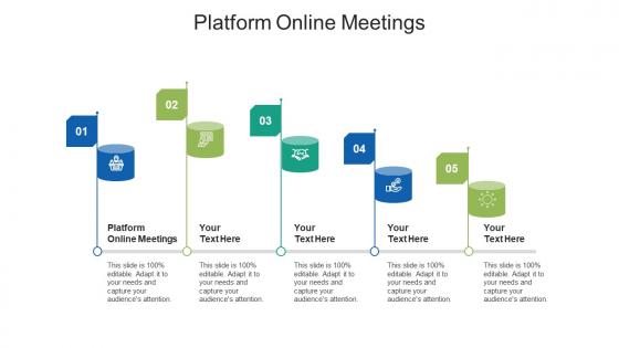 Platform online meetings ppt powerpoint presentation infographic template themes cpb
