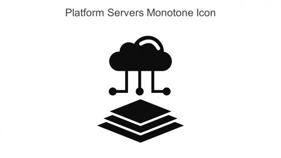 Platform Servers Monotone Icon In Powerpoint Pptx Png And Editable Eps Format