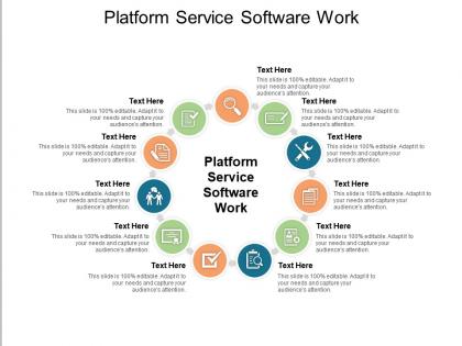 Platform service software work ppt powerpoint presentation outline deck cpb