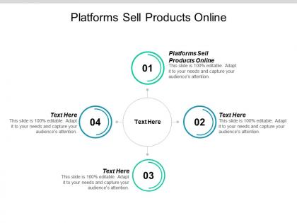 Platforms sell products online ppt powerpoint presentation slides good cpb