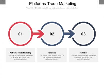 Platforms trade marketing ppt powerpoint presentation infographics icons cpb