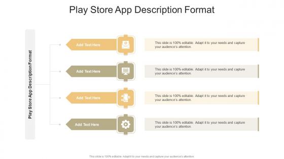 Play Store App Description Format In Powerpoint And Google Slides Cpb