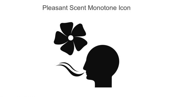 Pleasant Scent Monotone Icon In Powerpoint Pptx Png And Editable Eps Format