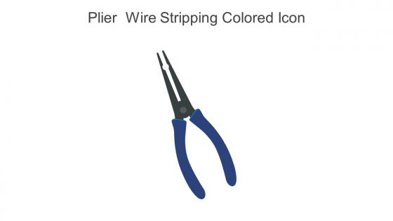 Plier Wire Stripping Colored Icon In Powerpoint Pptx Png And Editable Eps Format