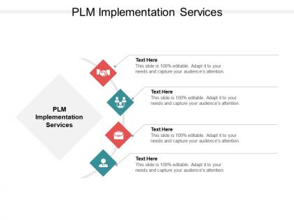 Plm implementation services ppt powerpoint presentation infographic cpb