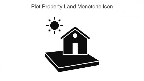 Plot Property Land Monotone Icon In Powerpoint Pptx Png And Editable Eps Format