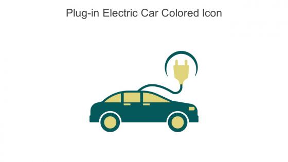 Plug In Electric Car Colored Icon In Powerpoint Pptx Png And Editable Eps Format