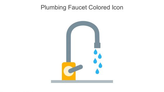 Plumbing Faucet Colored Icon In Powerpoint Pptx Png And Editable Eps Format