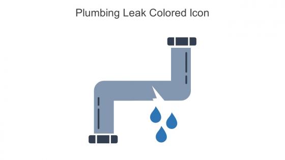Plumbing Leak Colored Icon In Powerpoint Pptx Png And Editable Eps Format