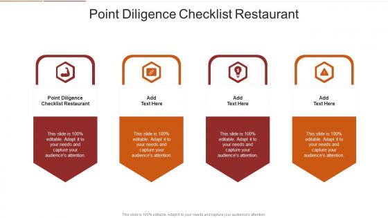 Point Diligence Checklist Restaurant In Powerpoint And Google Slides Cpb