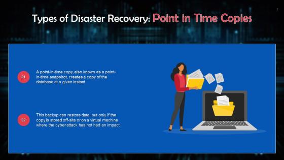 Point In Time Copies As A Type Of Disaster Recovery Training Ppt