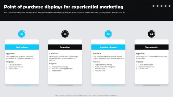 Point Of Purchase Displays For Experiential Marketing Customer Experience Marketing Guide