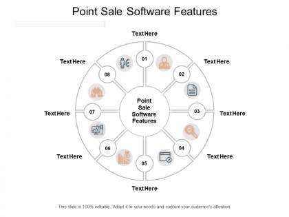 Point sale software features ppt powerpoint presentation gallery infographics cpb