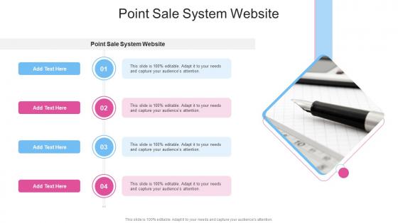 Point Sale System Website In Powerpoint And Google Slides Cpb