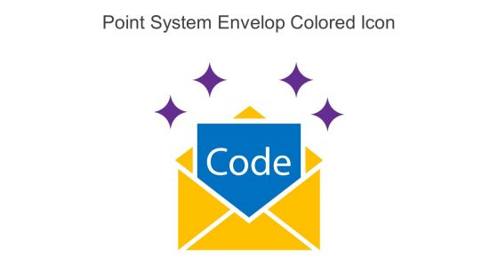 Point System Envelop Colored Icon In Powerpoint Pptx Png And Editable Eps Format