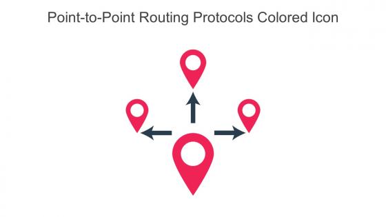 Point To Point Routing Protocols Colored Icon In Powerpoint Pptx Png And Editable Eps Format
