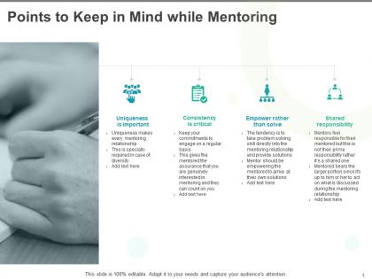 Points to keep in mind while mentoring responsibility ppt slides