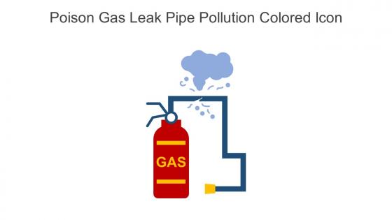 Poison Gas Leak Pipe Pollution Colored Icon In Powerpoint Pptx Png And Editable Eps Format